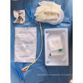portable urine drainage bag with T cross valve